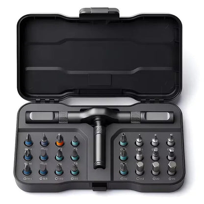 【SummerVibes】24-in-1 Multi-Purpose Magnetic Ratchet Screwdriver & Wrench Set